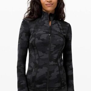 Lululemon Black Camo Zip-Up Jacket